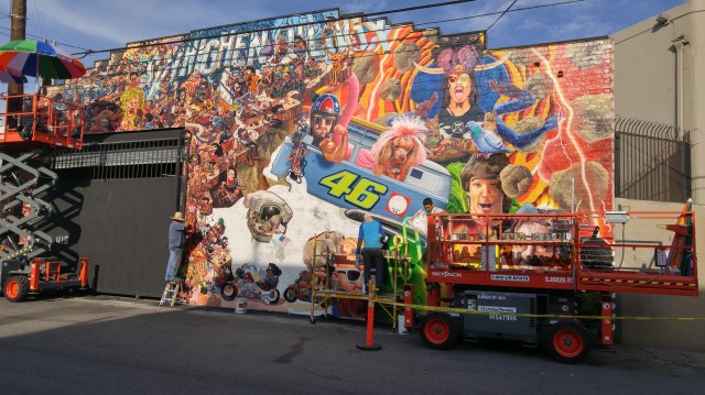 Mural in LA Arts District